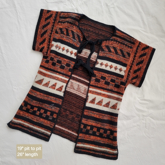 Colorful Geometric Sweater Vest - Picture 8 of 8